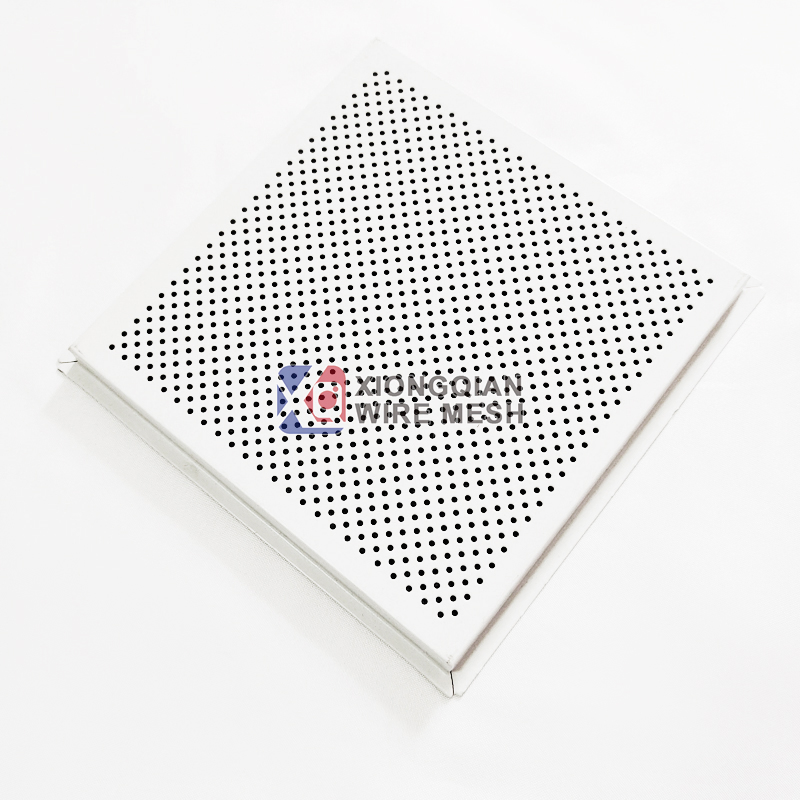 Noise Reduction Perforated Aluminum Metal False Suspended Ceiling