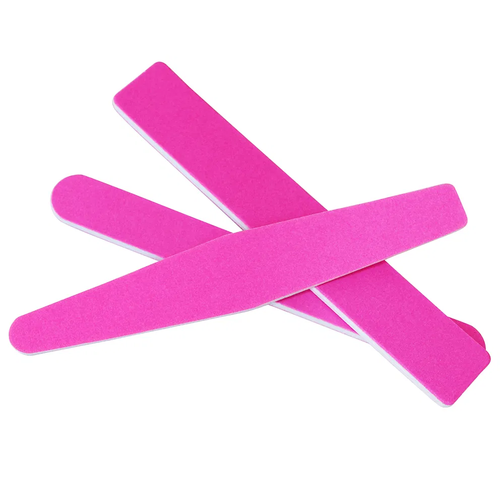 Half Moon Foam Nail File Professional Sponge Polishing Nail Buffer Block