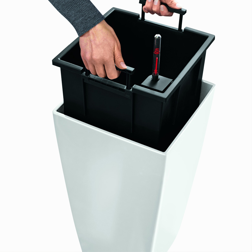 Кашпо садовое с автополивом пластиковое большое