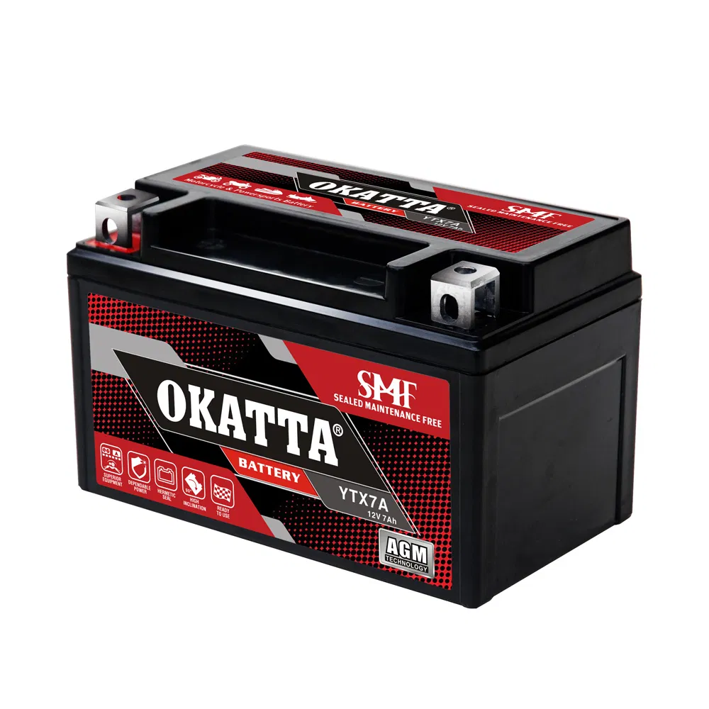 Аккумулятор AGM 12V 7ah YTX7A для мотоцикла