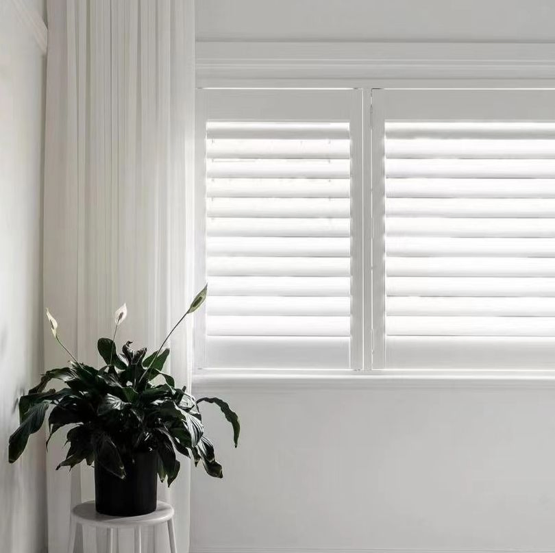Australia England Movable Bi Fold Sliding Plantation Windows Shutters