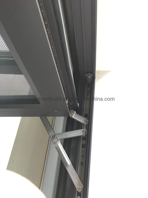 High Energy Saving UPVC/PVC Casement Window with Retractable Net Screen (65 Series)