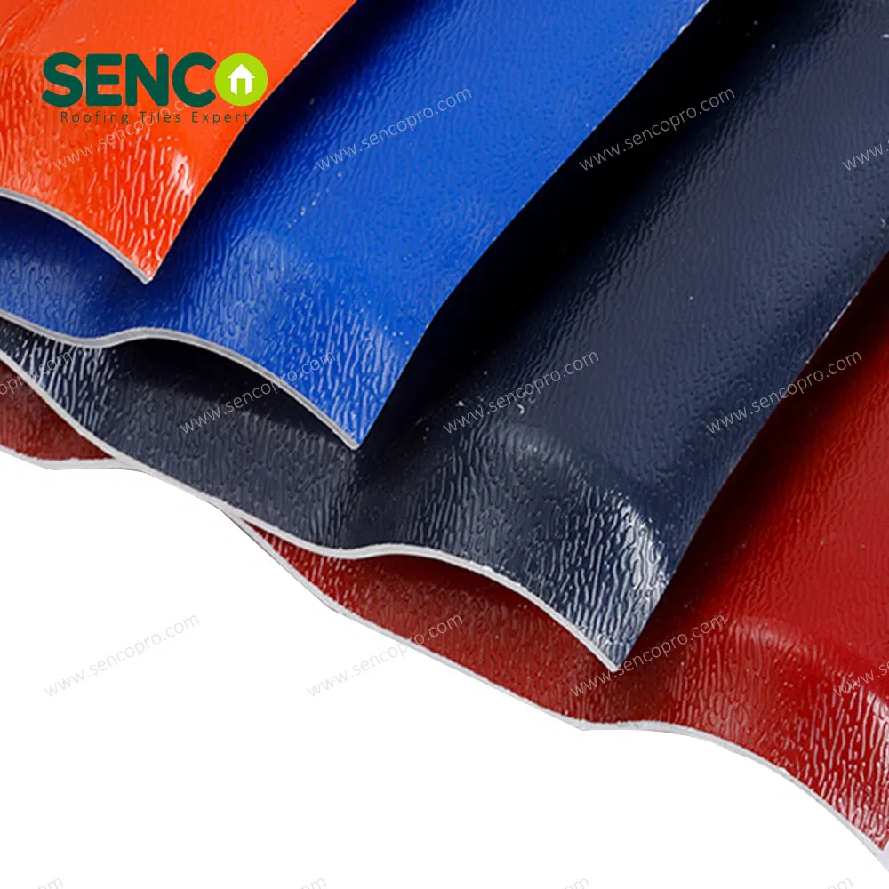 Color Stable Roma ASA UPVC Resin Roof Tile Roofing Material Roof Sheet