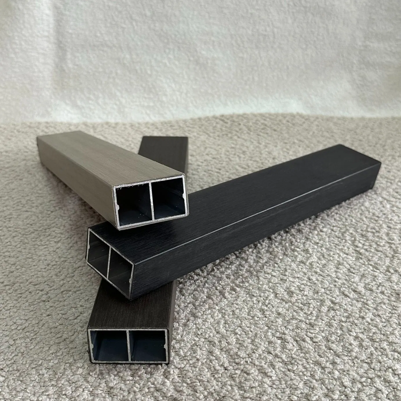 Structural WPC Louver Blade 50mm Width 30mm Profile Reinforced Rib Design Technology