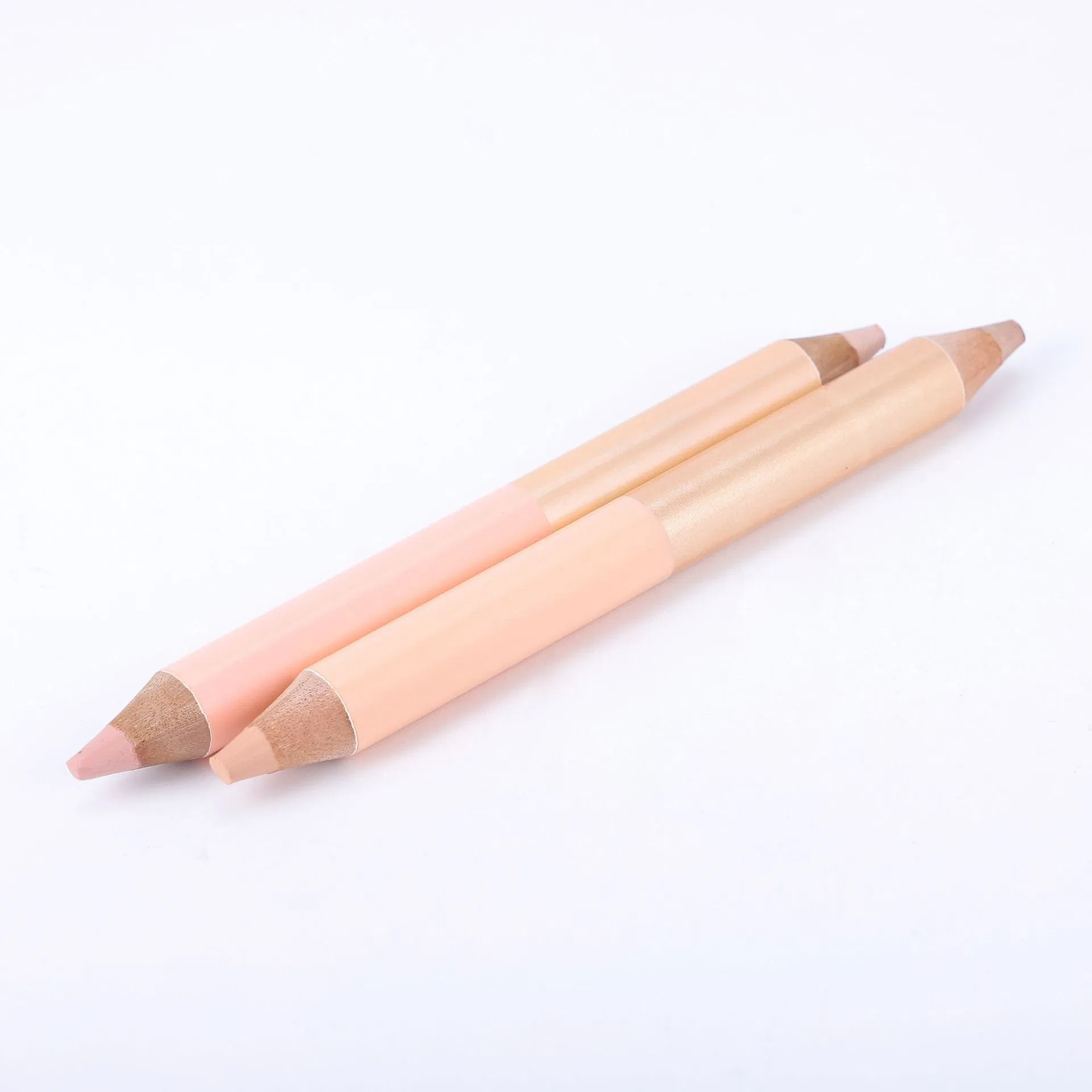 Makeup Wooden Dual End Eyebrow Highlighter Pen Concealer Pencil Private Label