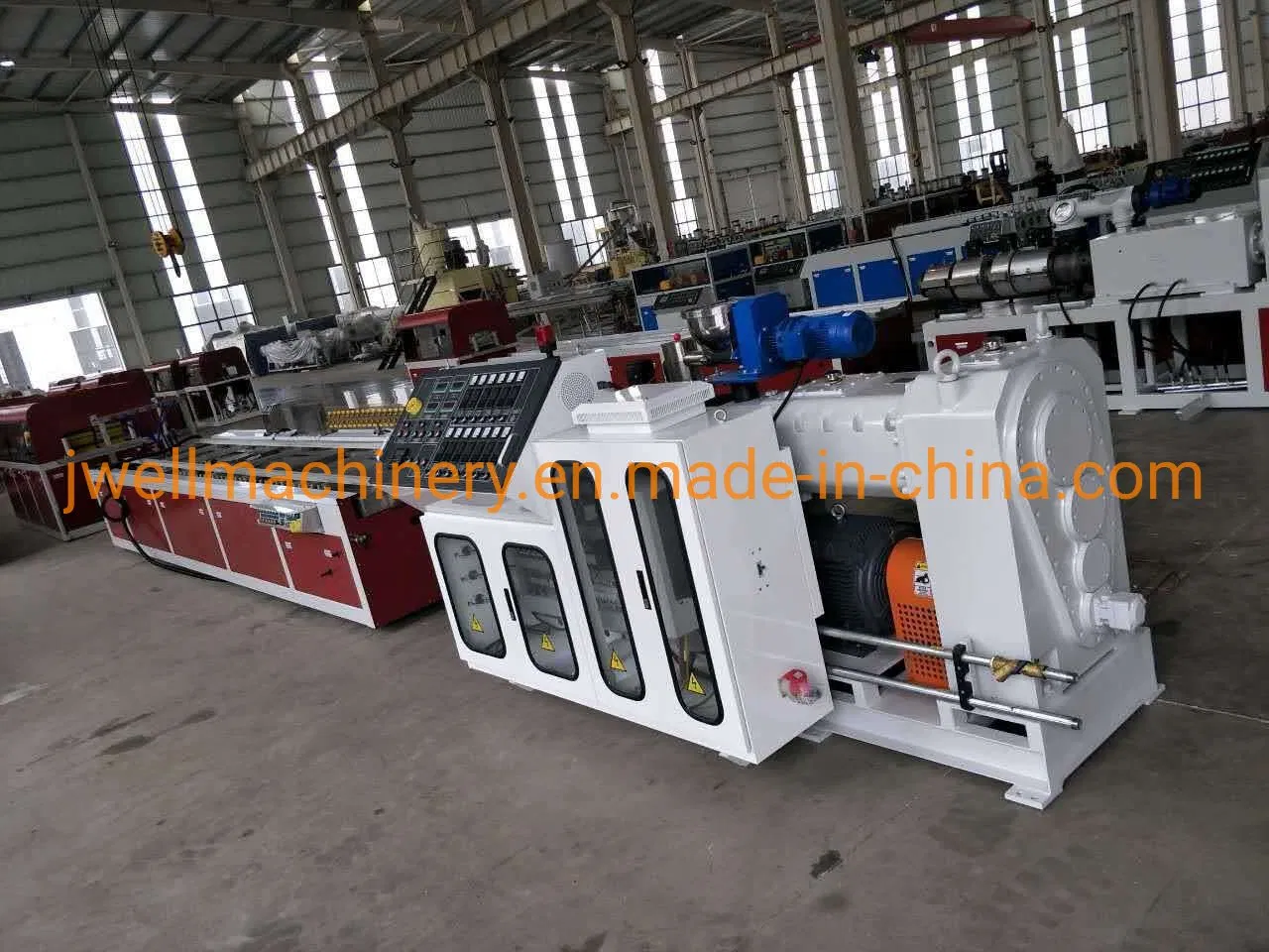 Jwell Plastic PVC Window Door Frame Profile Extrusion Machine