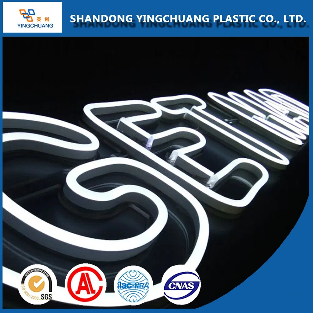 Advertising Acrylic LED Sign Billboard Stainless Steel Channel Letter
