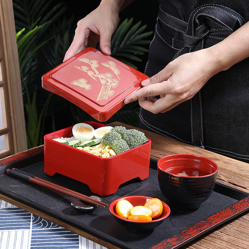 OEM Manufactuer Japanese Shokado Bento Box Manufacturers Japanese Lunch Box Container