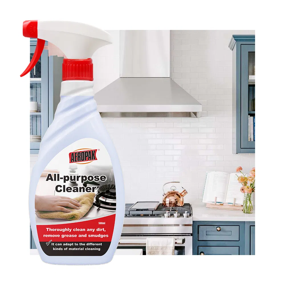 Aeropak 500ml Bottle Household Glass Streak Free Cleaning Tile Descaling Cleaning Spray Cleaner for Removing Stains Cleaning Heavy Grease