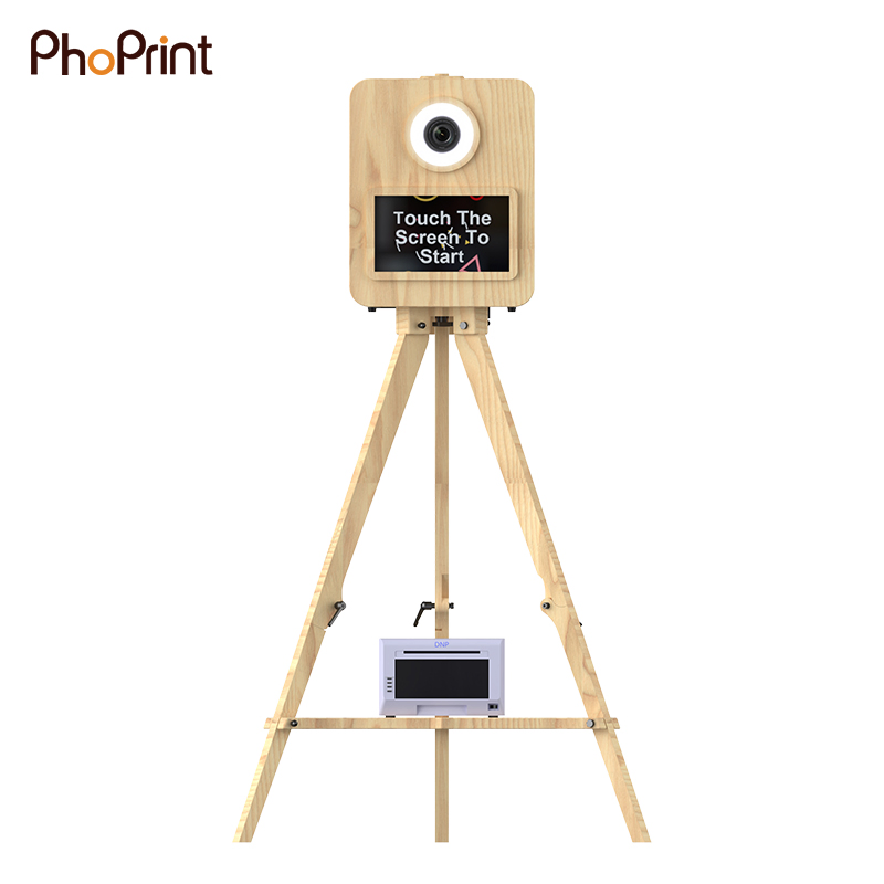 Fast Delivery Instant Photo Booth Kiosk DSLR Photo Booth Shell 15.6 Touvh Screen Free Share Selfie Photo Booth with Printer