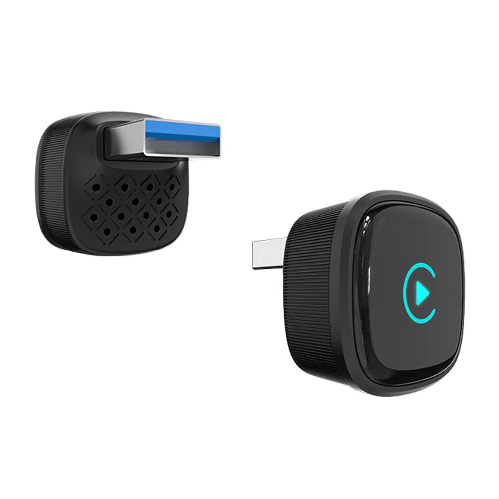 Mini Ultra 5 Wireless Carplay & Android Auto Adapter - Convert Wired to Wireless, USB Plug & Play