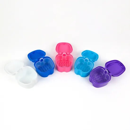 Retainer Case False Teeth Mouth Guard Plastic Dental Storage Container Plastic Case Box