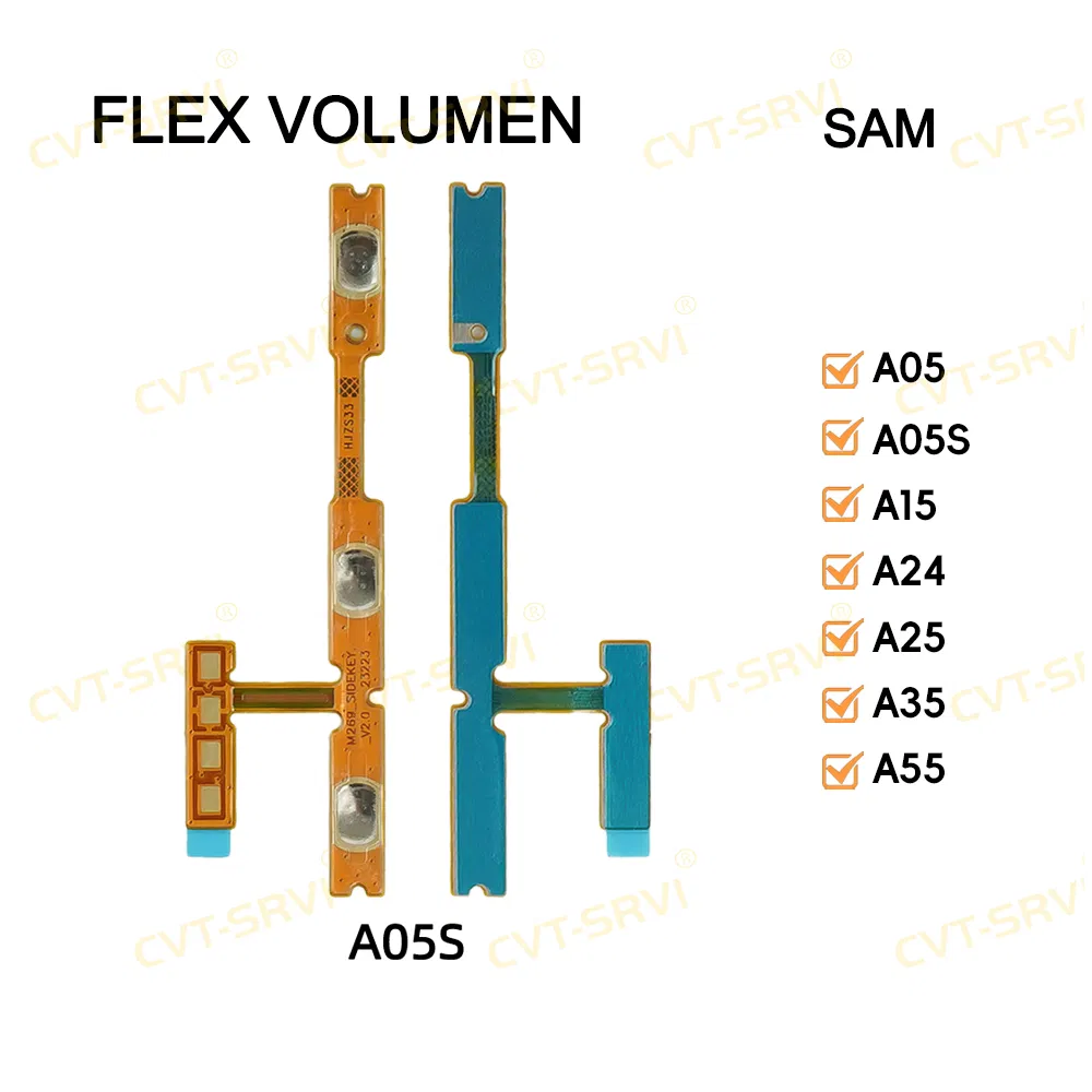 Шлейф громкости Flex Volumen для Samsung A05, A05s, A24, A15, A25