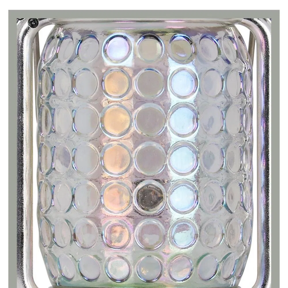 Outdoor Courtyard Inserted Hanging Fairy Light Jar Lid Light Ci20651
