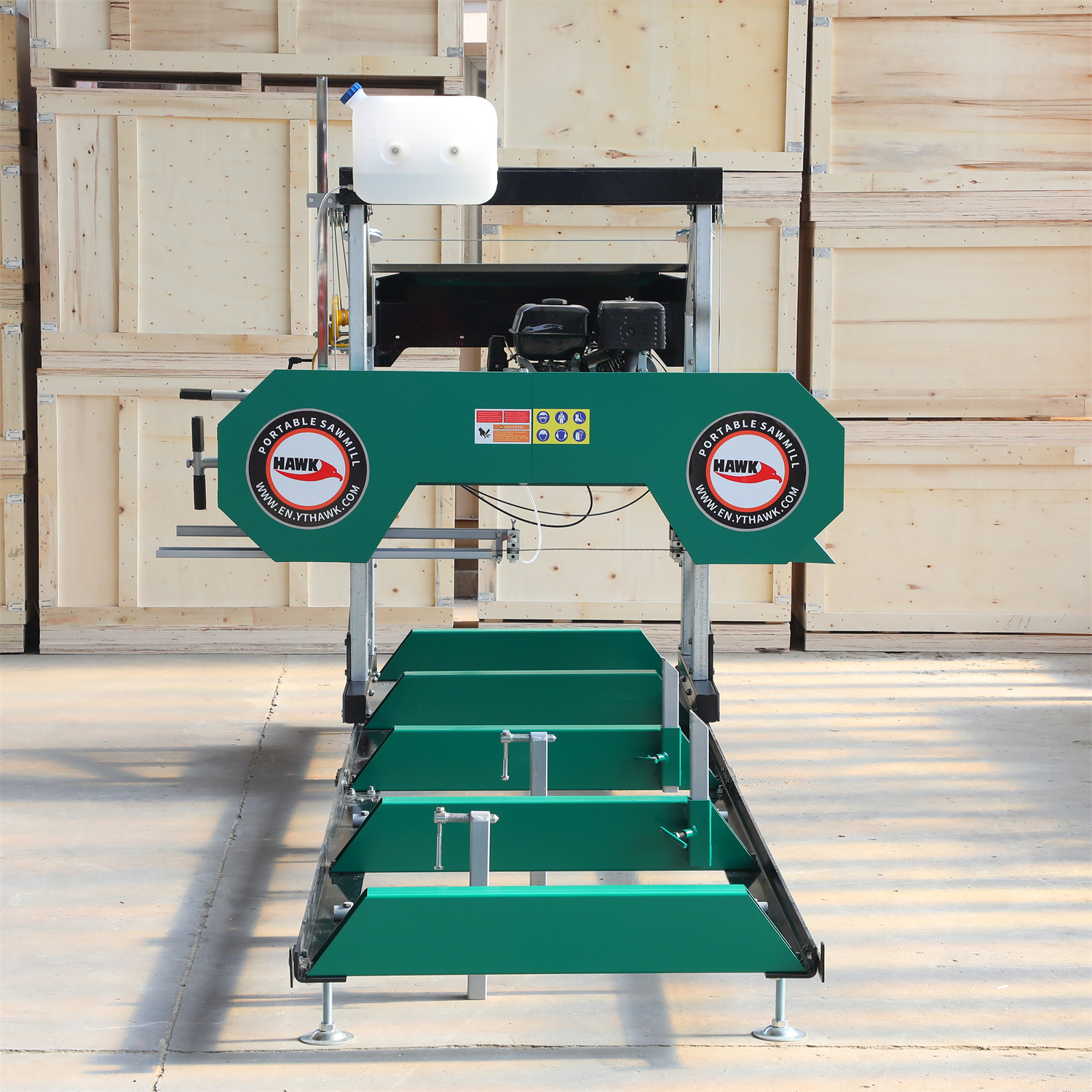 Пилорама бензиновая горизонтальная