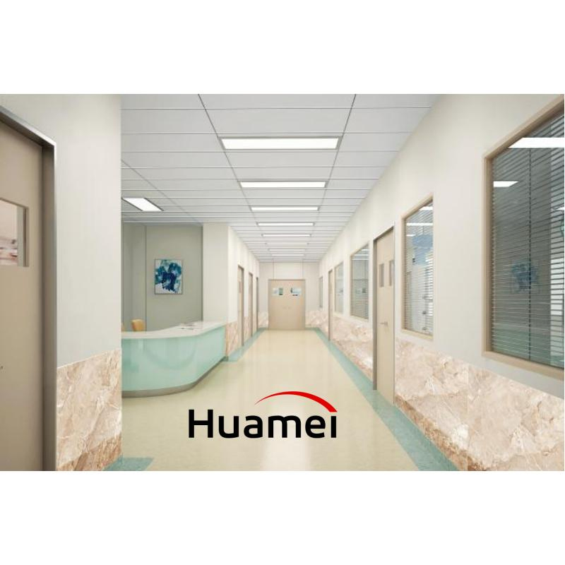 Acoustic Fiberglass Ceiling Tiles Square / Tegular Edge for Hospital White Spray