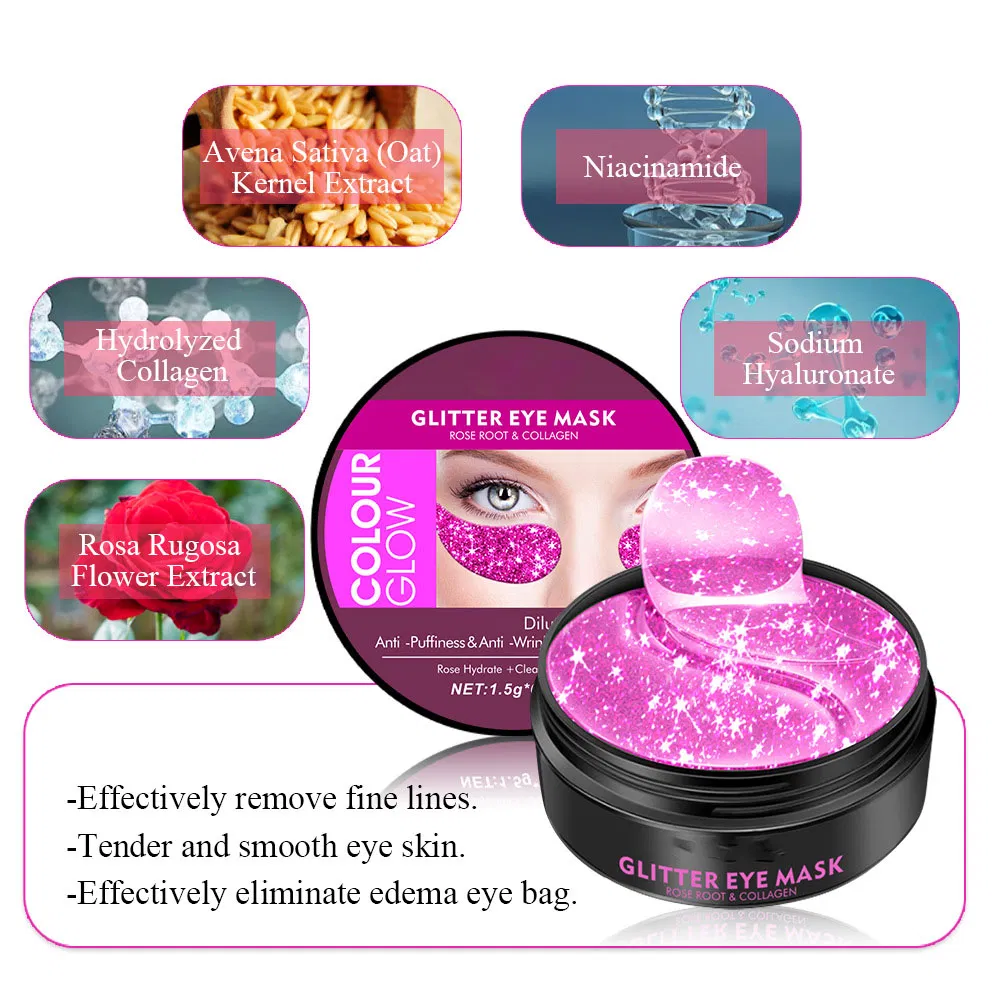 Eye Bags Treatment with Hyaluronic Acid Collagen Under Eye Patches Masks