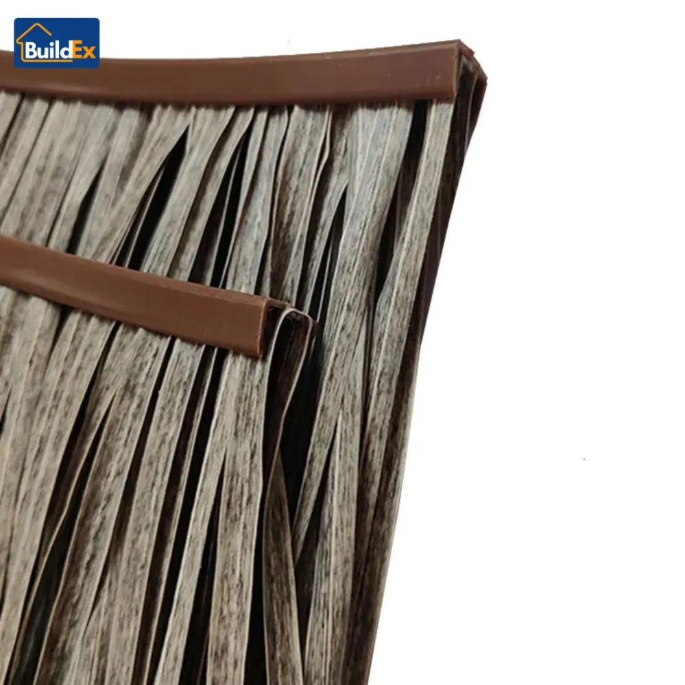 Durable PE Materials Synthetic Thatch Roofing Tiles for Villa Gazebo and Beach Bar Roof