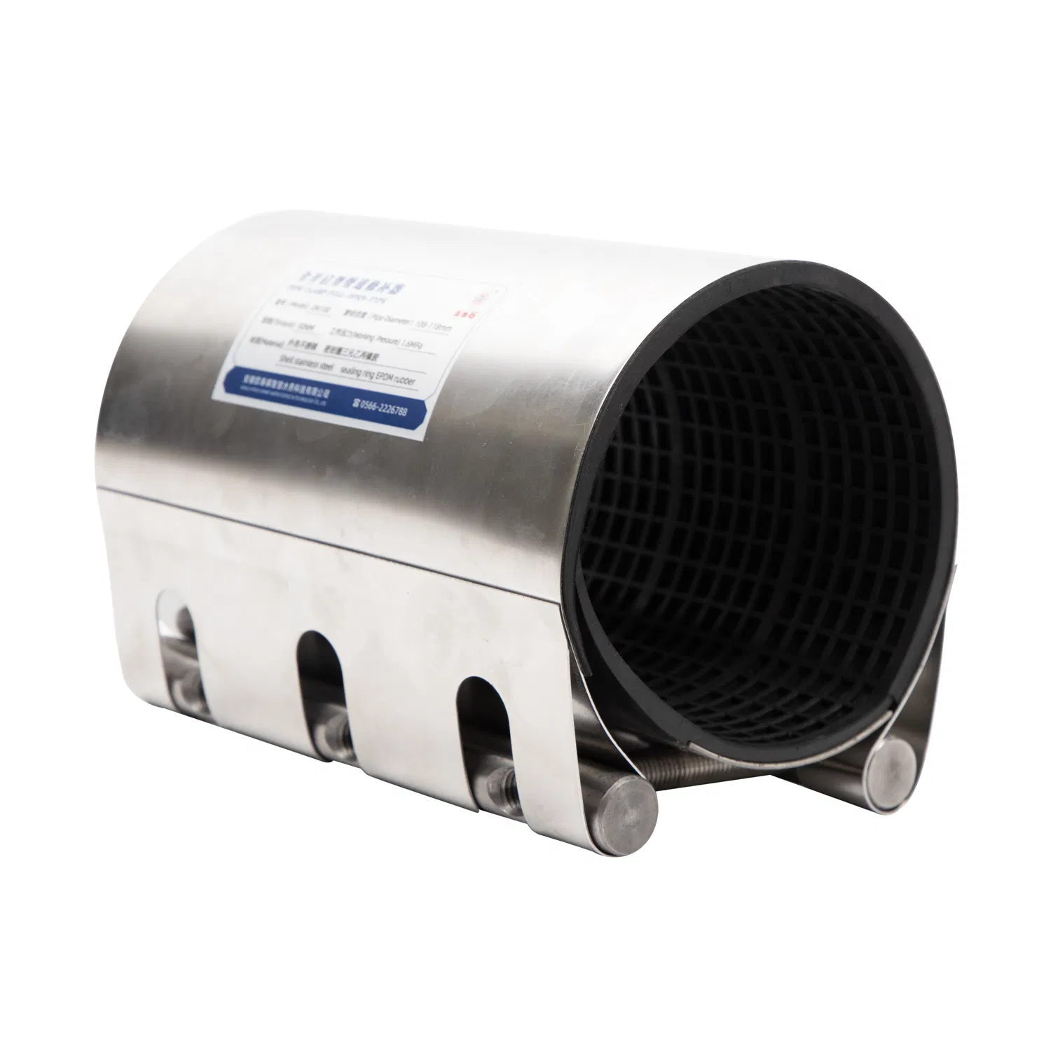 Full Open Stainless Steel Pipe Repair Clamp SS304 316 Pipe Leak Clamp Coupling