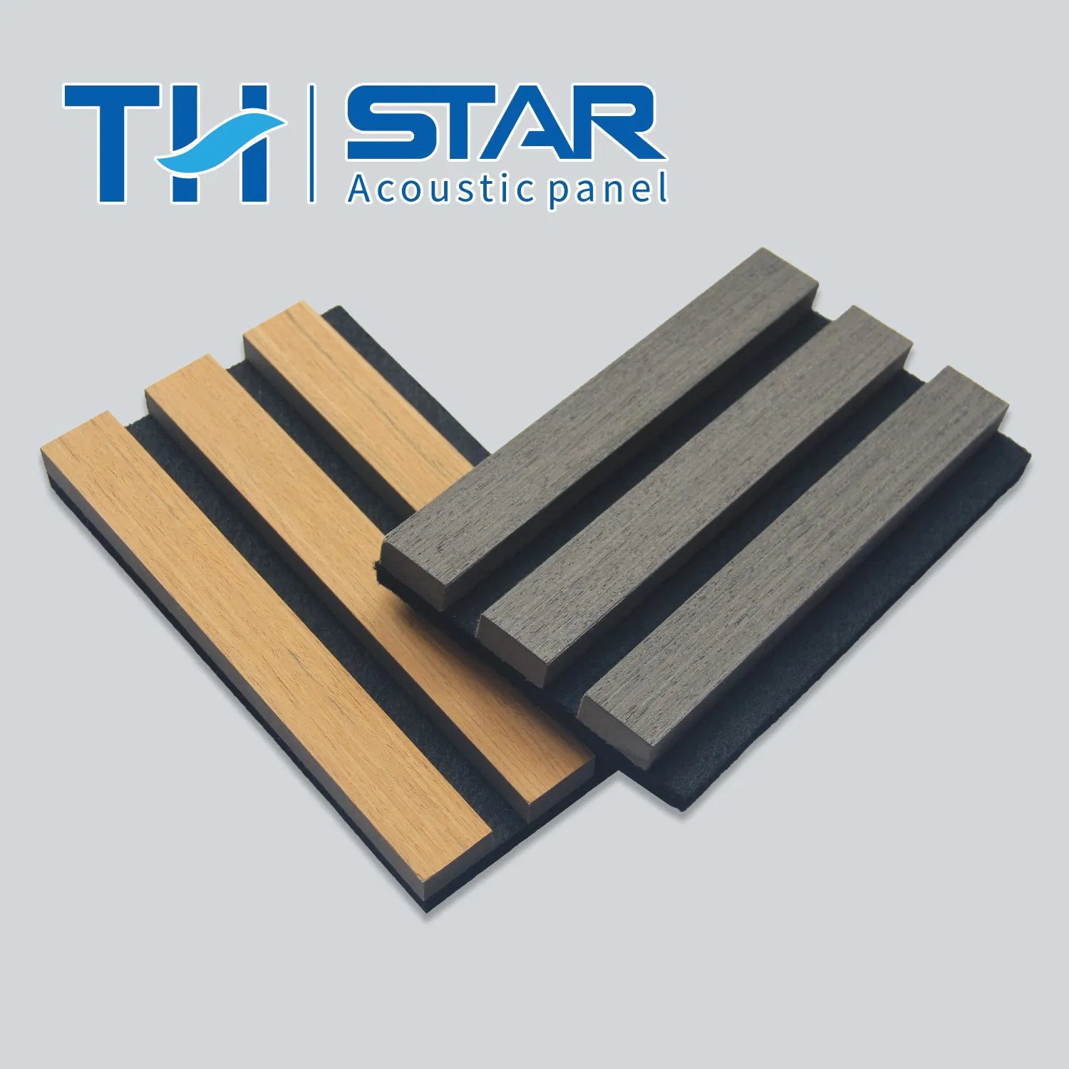 Villa MDF Wood Fiber Acoustic Tile Soundproof Board Slats Laminated Acoustic Panel