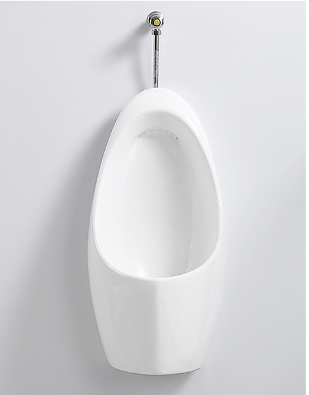 Chaozhou Sanitary Ware Hotel Public Lavatory Men Urinal White Color S Trap or P Trap Urinal with Hand Pressed Flusher or Senor Flusher