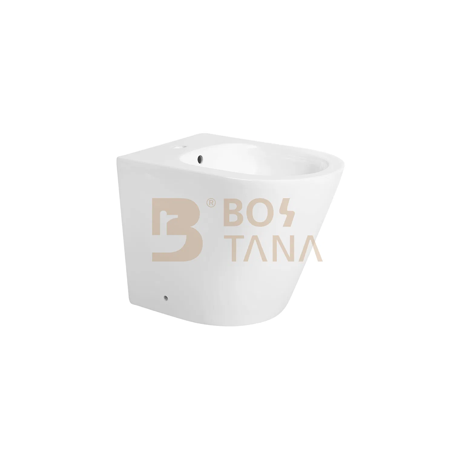 One Piece Floor Mounted Sanitary Bathroom Ceramic Wash Bidet