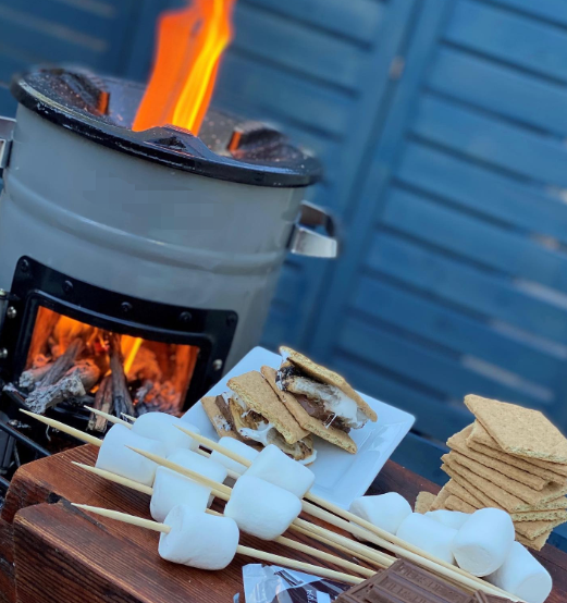 Hot Sale Portable Outdoor Activity Camping Wood Charcoal Rocket Stove