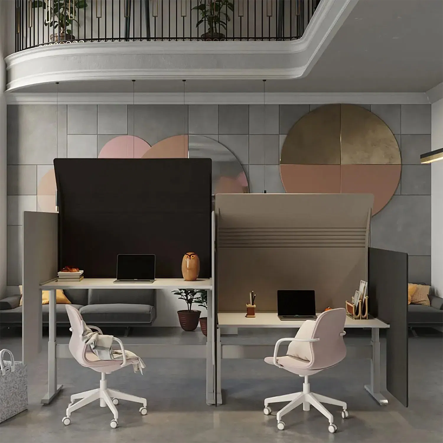 Kingkus Premium Acoustic Desk Divider Panel for Enhanced Privacy