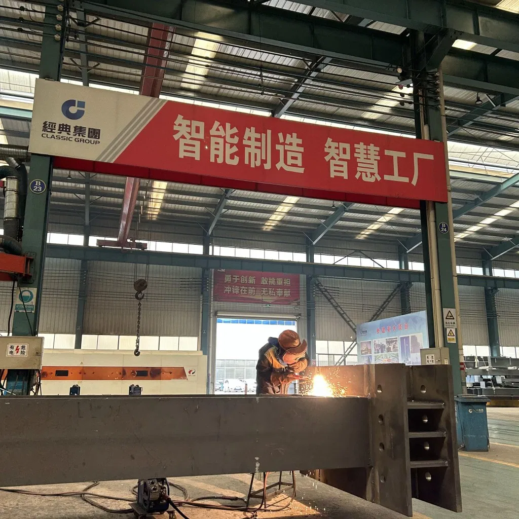 Safe Storage Metal Building Light Type Standard Constructing Steel Structure Warehouse.