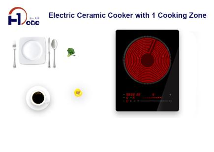 H-One Tuya APP Control 1 Burner Ceramic Infrared Cooktop