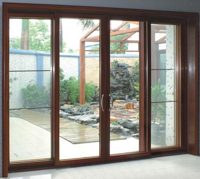 Factory Wholesale Low Price White Color 88 Series UPVC Vinyl Sliding Glass Door Partition Door