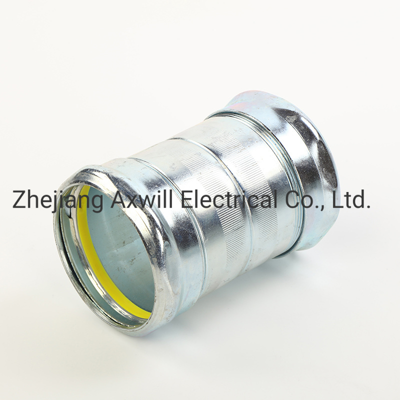 EMT Compression Connector UL Listed Electro Galvanized Steel