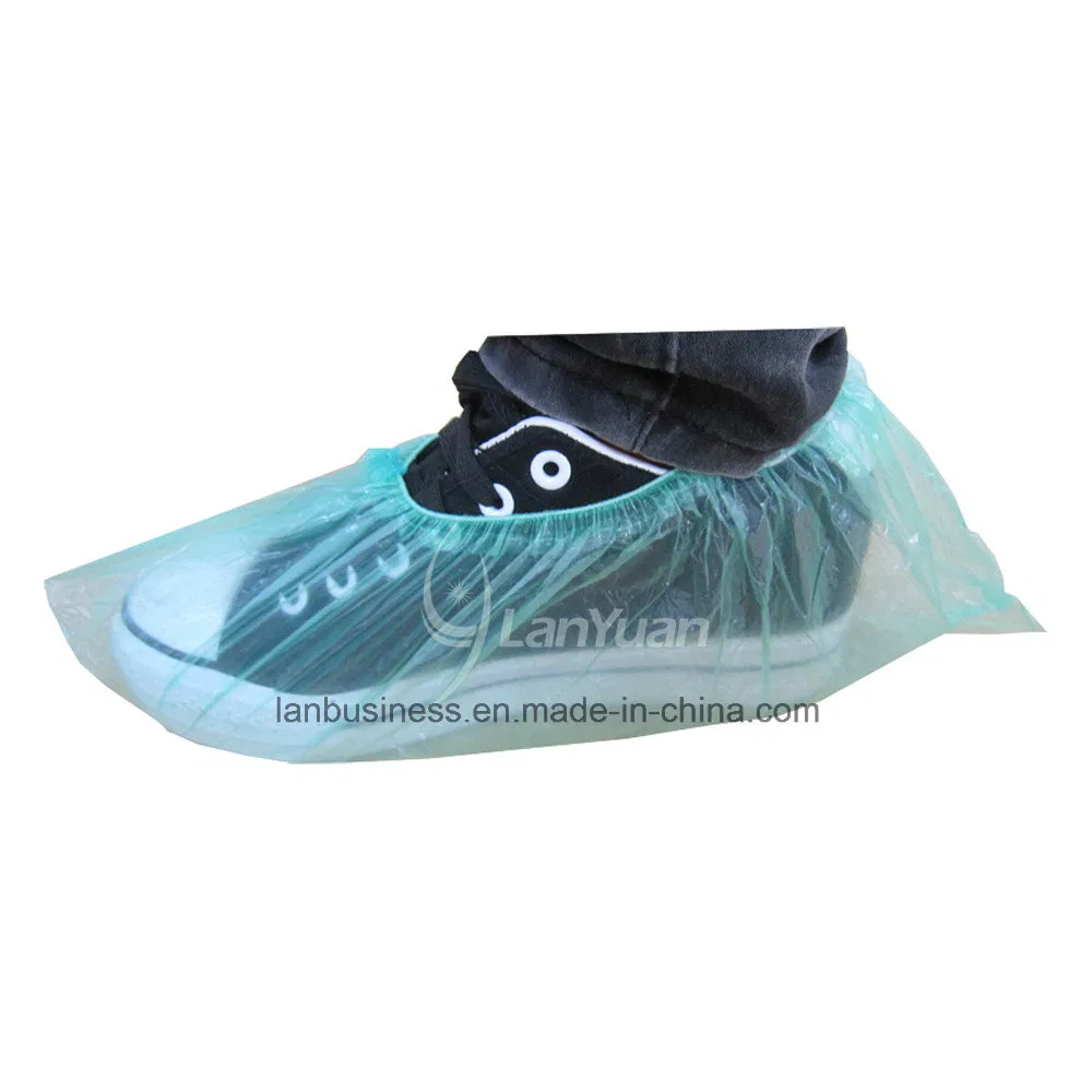 Machine Made Disposable Plastic Shoecover PE Shoecover