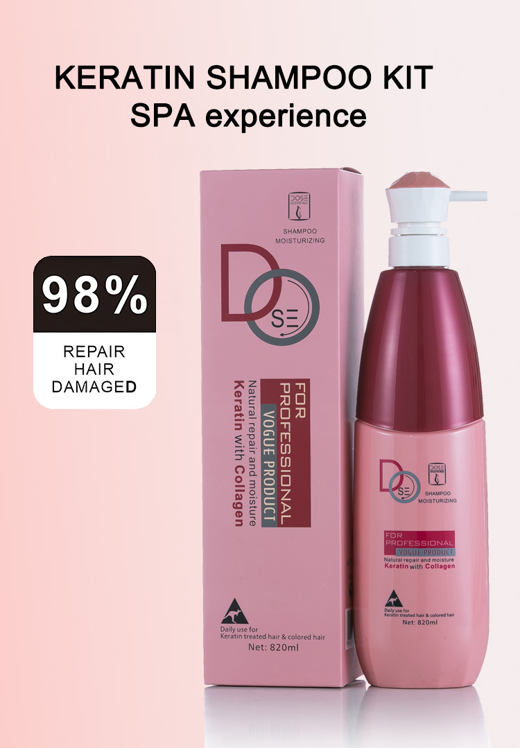 Sulfate Free Collagen Private Label Dry Curly Hair Care Products Conditioner Shampoo