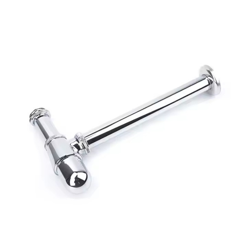 Bottle Siphon for Wash Basin Bathroom Round Brass Main Trap Body