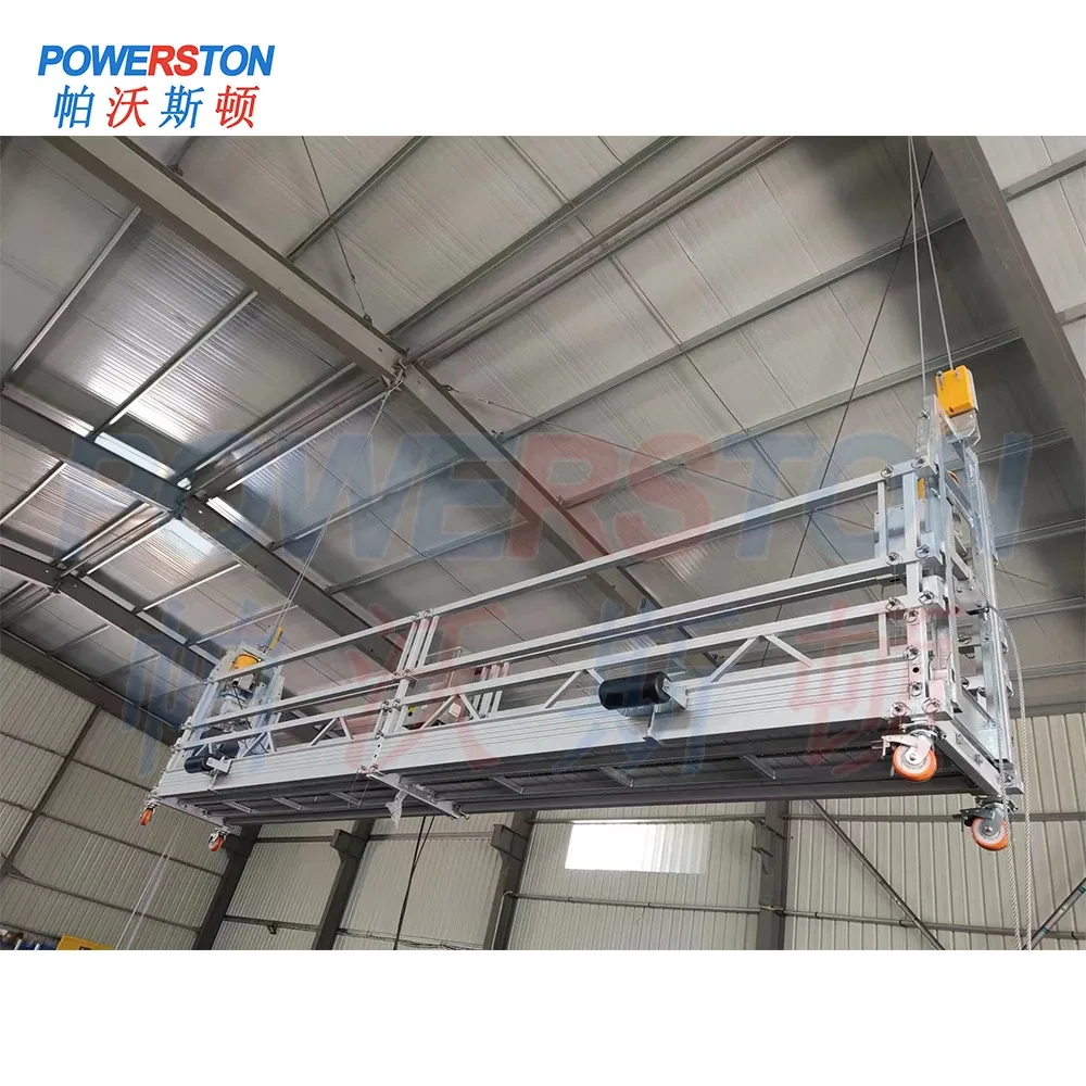 High Stability CE Commercial Electric Hanging Construction Cradle Suspended Working Platform