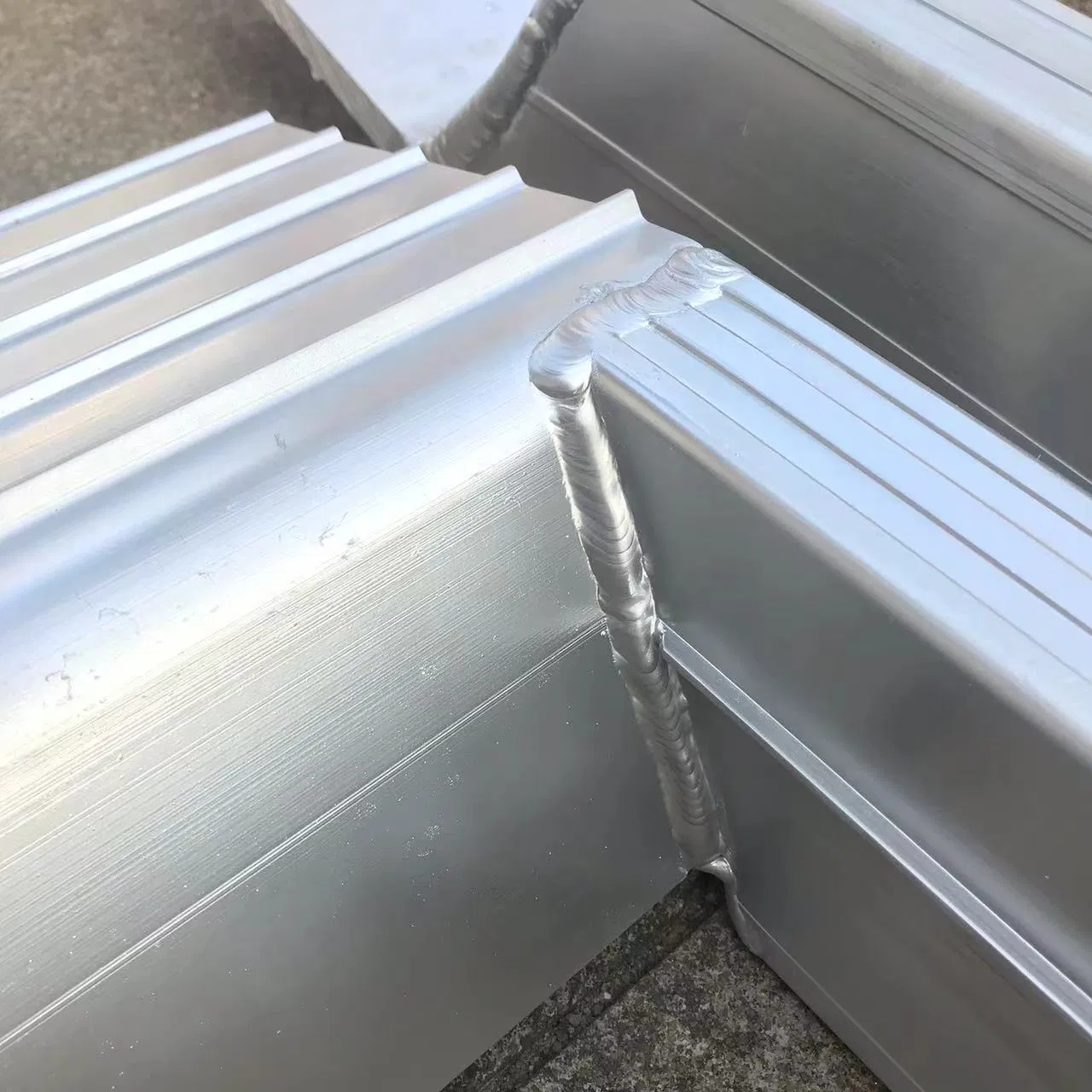 Трехопорные алюминиевые трапы для грузовиков, 3 балки, 4 метра, 8 тонн