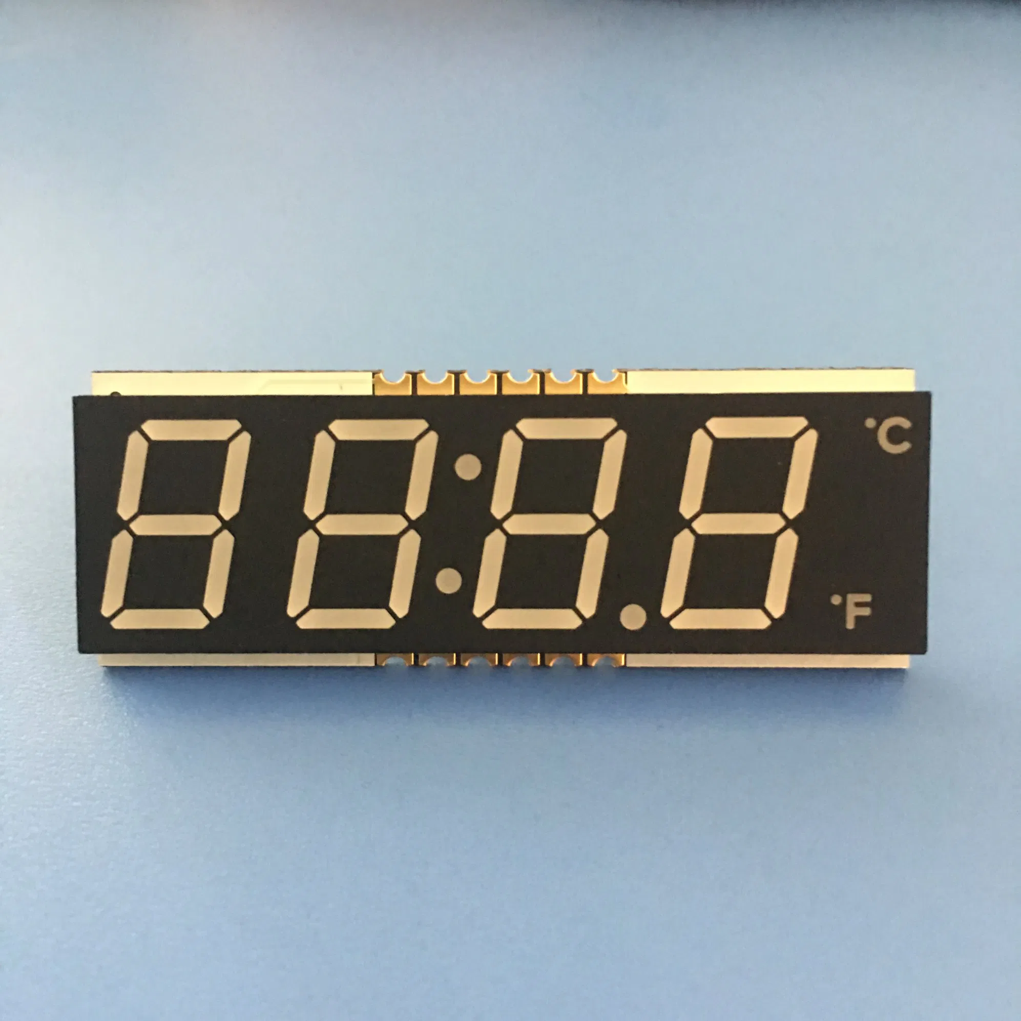 SMD LED Display 7 Segment 4 Digit 12mm Ultra White for Digital Timer
