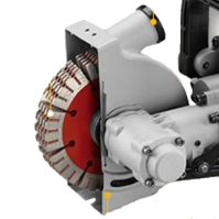 Kb-126-1 125mm Concrete Cutter Power Tool Grooving Slotting Wall Cutting Electric Wall Chaser