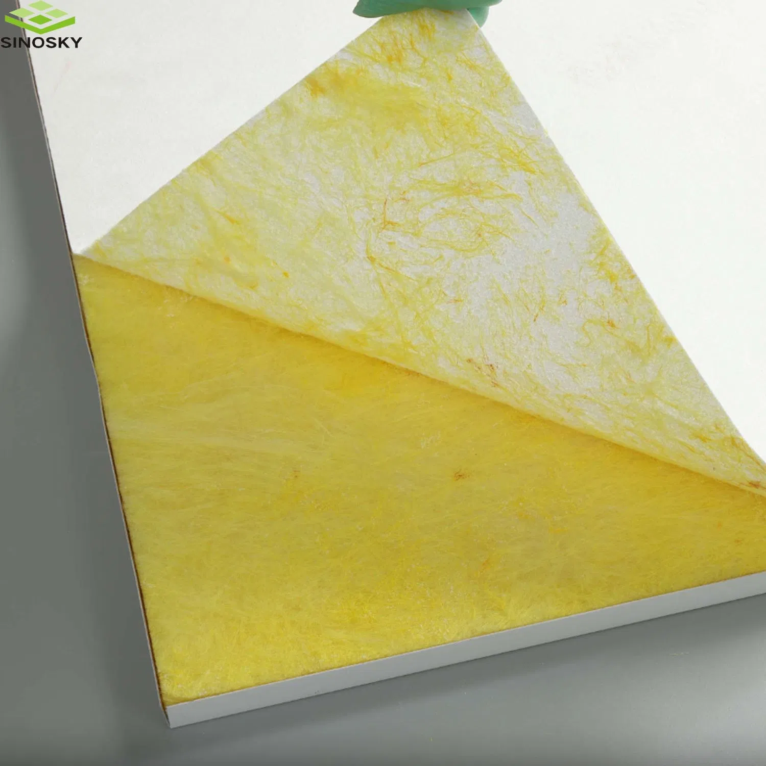 Sound Absorbing Fiberglass Ceiling Suspended Acoustic Ceiling 600*600/600*1200mm