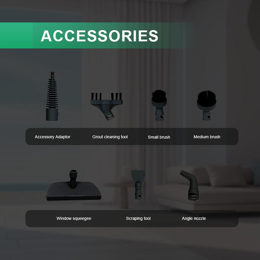 12 in 1 Portable Steam Mop Cleaner Electric Handheld Floor Carpet Home Steam Cleaner Mop