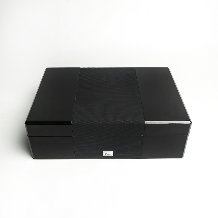 Professional Manufacture Spanish Cedar Piano Lacquer Wood Cigar Humidor