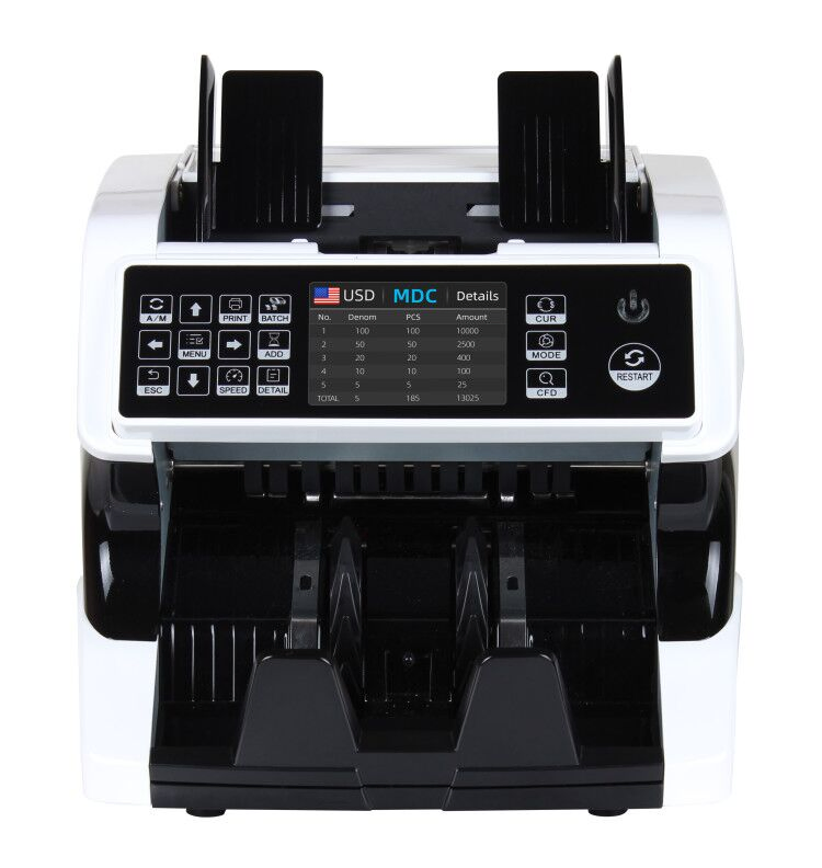 Al-920 Cis Mixed Bill Denomination Multi Currency Value Money Counter Banknote Cash Counter Machine