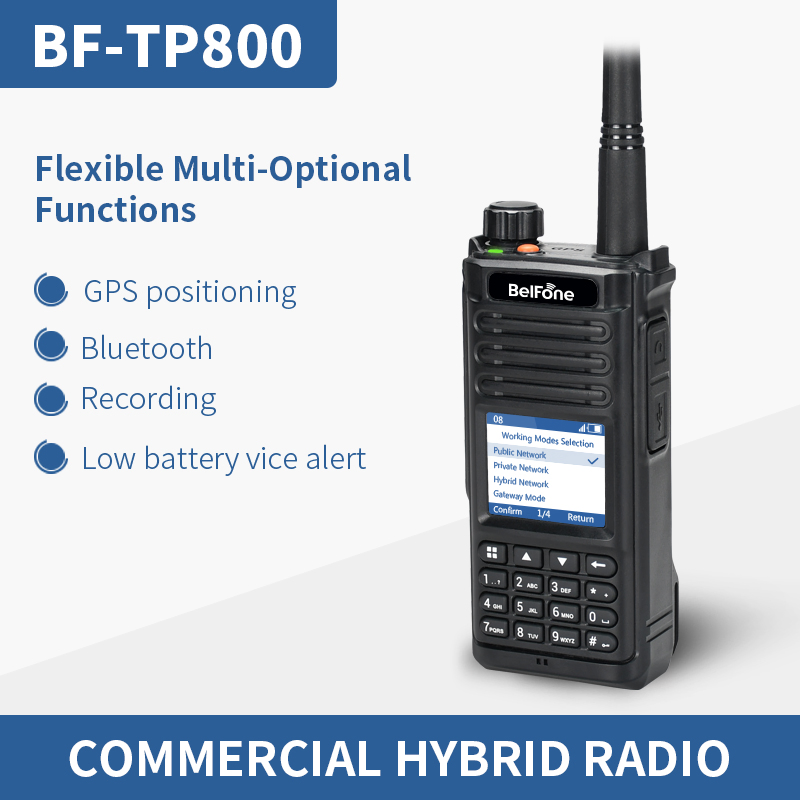 Портативная рация BelFone BF-TP800 5W с GPS и 4G POC