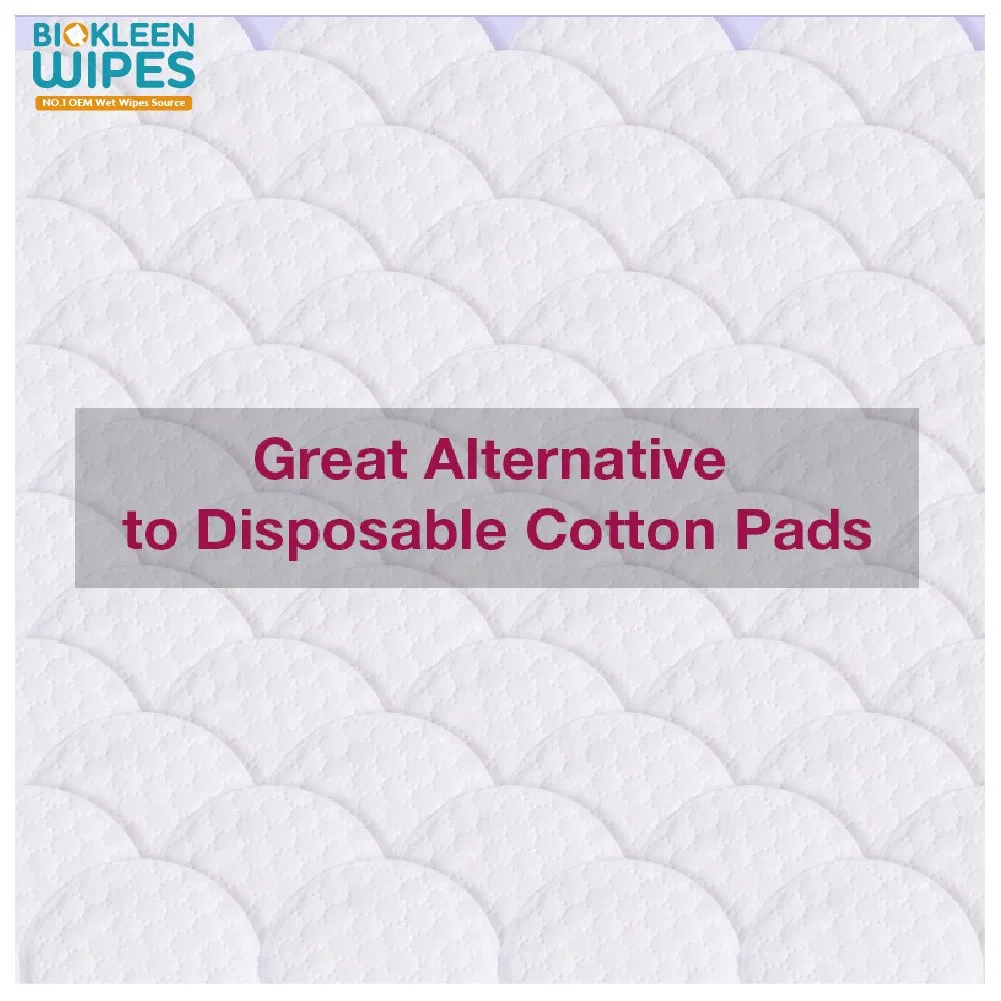 Biokleen Nonwoven Cosmetic Pad Makeup Product Cotton Pads Makeup Remover Multi-Layer Makeup Remover Pads