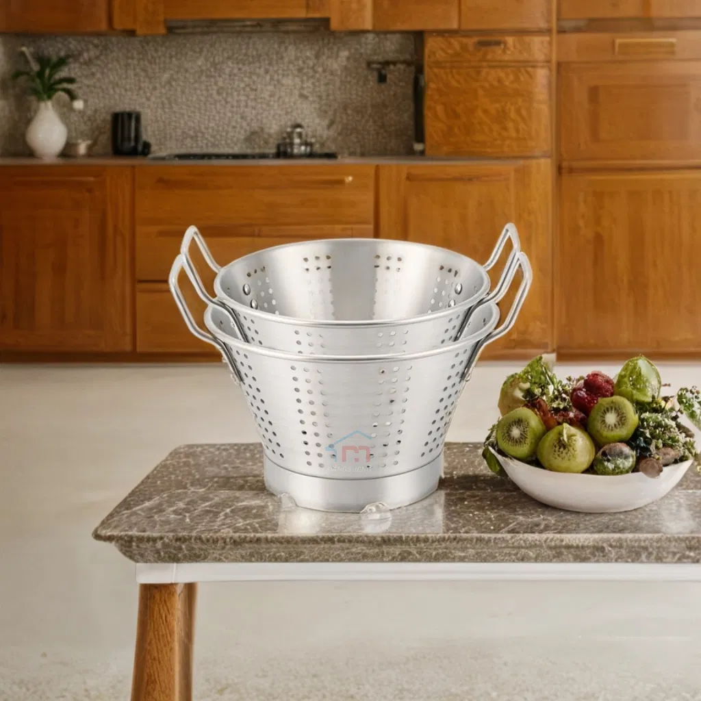 Xiangsheng Stainless Steel Vegetable Strainer with Handle Kitchen Vegetable Basket