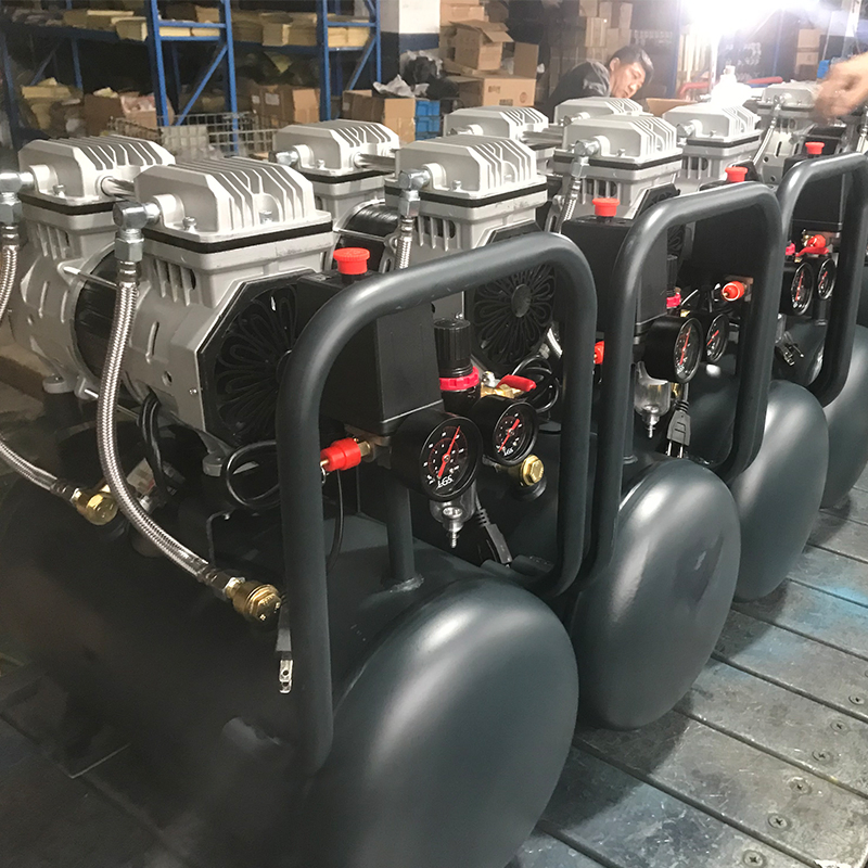 Портативный безмасляный винтовой компрессор Luogesen 1390W