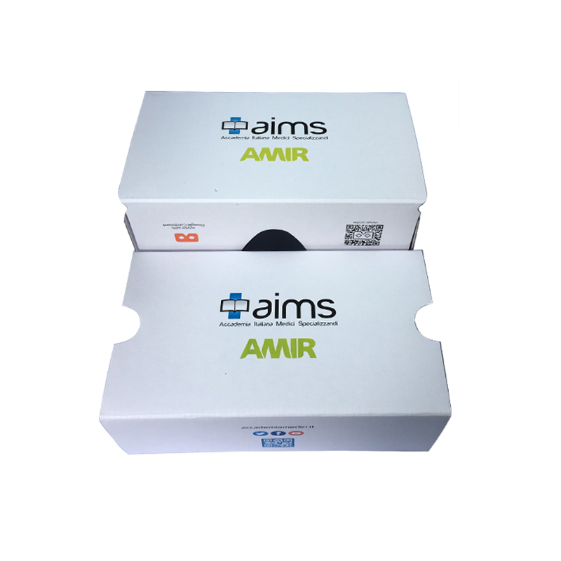 Custom Logo Cardboard VR Video Glasses 3D Virtual Reality Glasses Exquisite Cardboard Branded VR Headsets