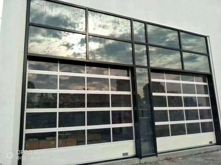 Frosted Glass Aluminum Alloy Frosted Glass Garage Door