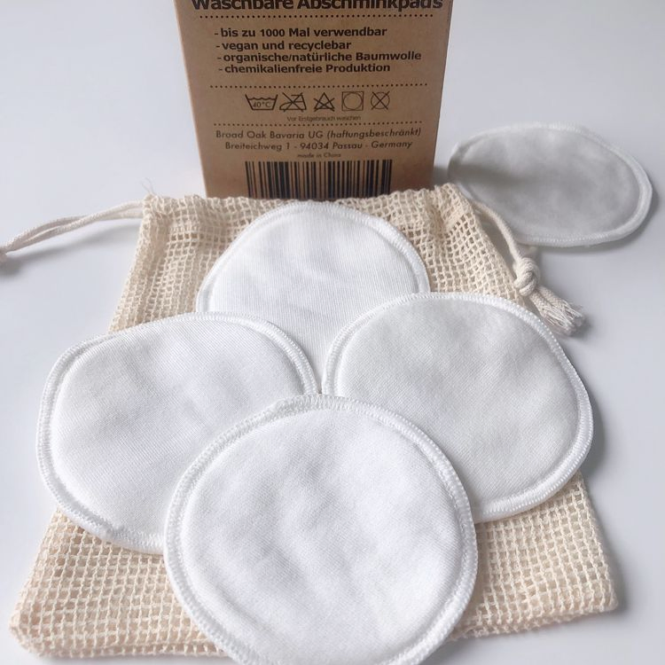 Bamboo Cotton Makeup Remove Pads 100% Biodegradable